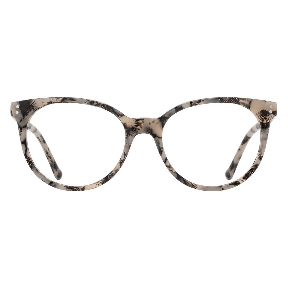 NWOT Cinzia 5152 Black and white Cat eye glasses